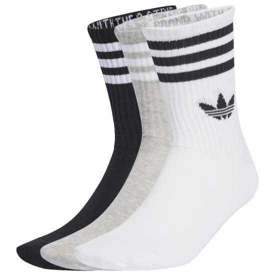 Adidas Κάλτσες 3-Stripes Crew Socks 3 pairs